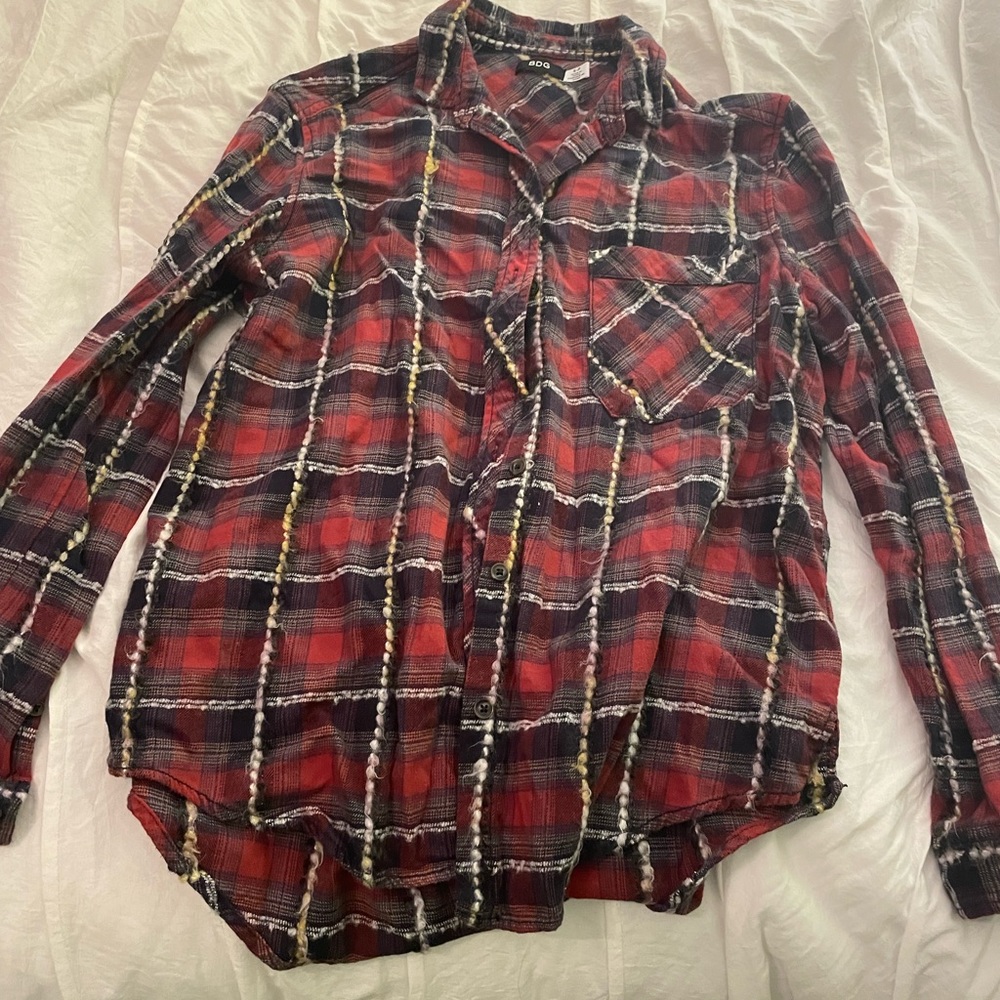 Urban Outfitters Red Plaid Flannel